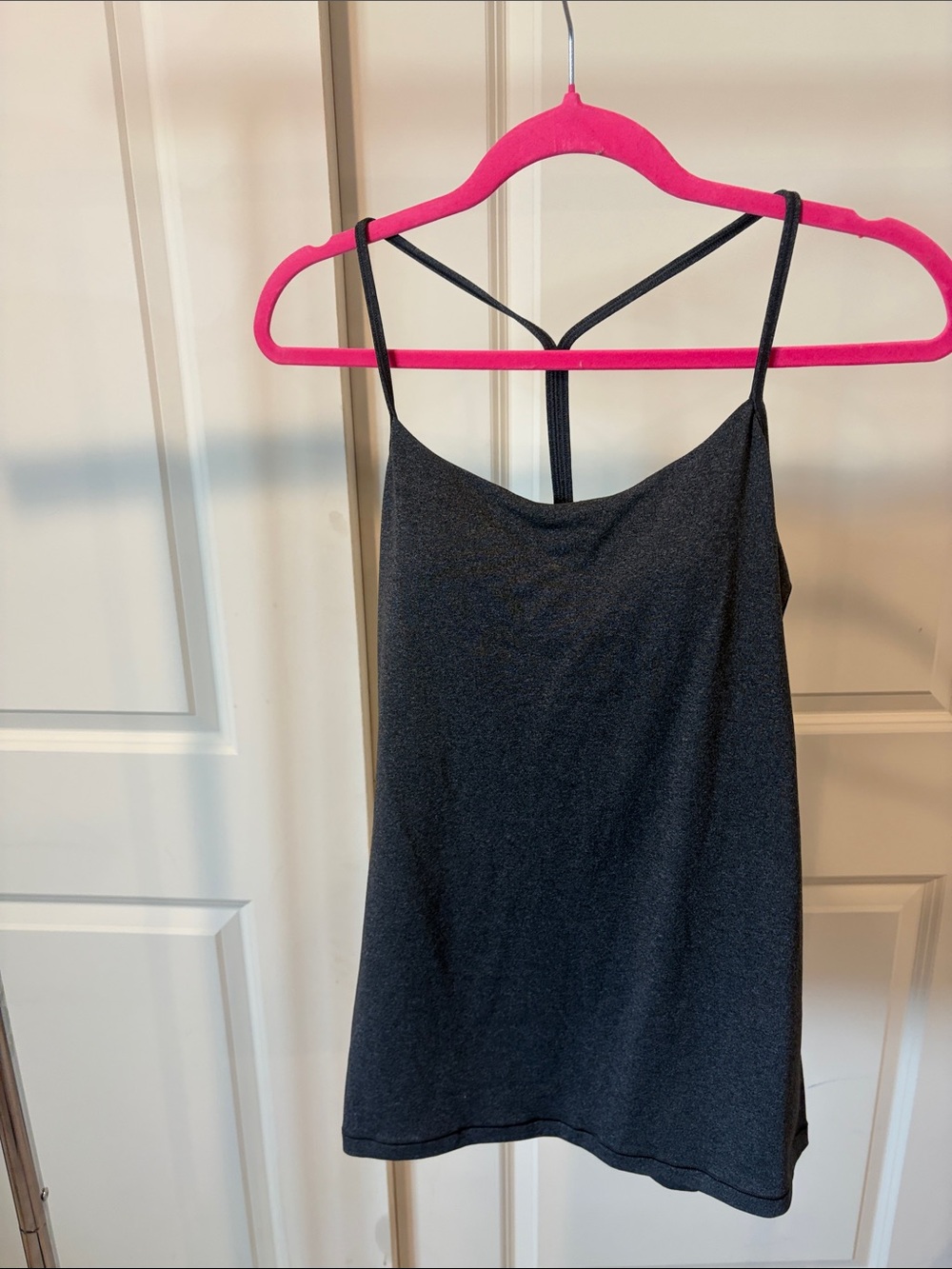 lululemon athletica Black Charcoal Strappy Cami